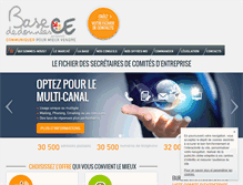 Tablet Screenshot of base-de-donnees-ce.com